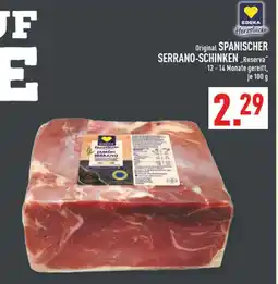 Marktkauf Edeka herzstücke original spanischer serrano-schinken reserva Angebot
