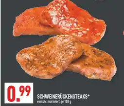 Marktkauf Schweinerückensteaks Angebot