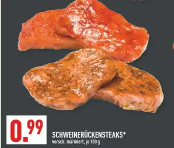 Marktkauf Schweinerückensteaks Angebot
