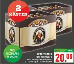 Marktkauf Franziskaner hefe-weissbier Angebot