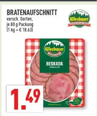 Marktkauf Wiesbauer bratenaufschnitt Angebot