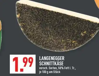 Marktkauf Langenegger schnittkäse Angebot