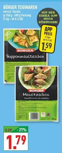 Marktkauf Burger suppenmaultaschen Angebot