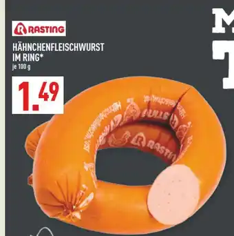 Marktkauf Rasting hähnchenfleischwurst im ring Angebot