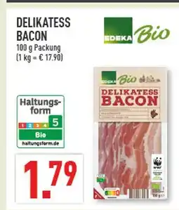 Marktkauf Edeka bio delikatess bacon Angebot