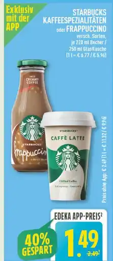 Marktkauf Starbucks frappuccino Angebot