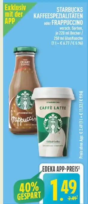 Marktkauf Starbucks frappuccino Angebot