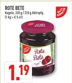 Marktkauf Gut & günstig rote bete Angebot