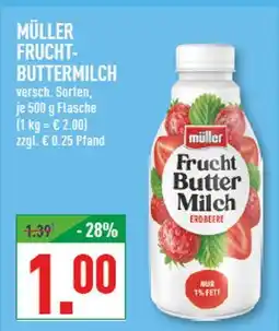 Marktkauf Müller frucht-buttermilch Angebot
