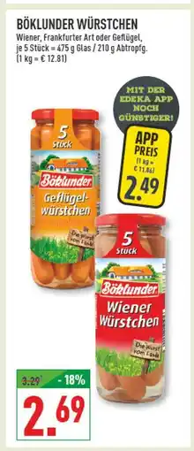 Marktkauf Böklunder geflügelwürstchen Angebot