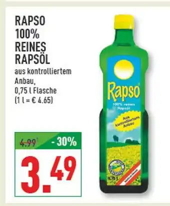 Marktkauf Rapso 100% reines rapsöl Angebot