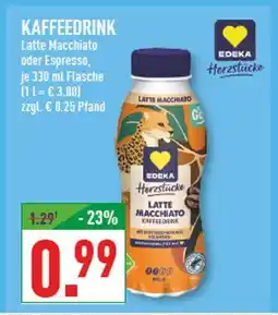 Marktkauf Edeka herzstücke kaffeedrink latte macchiato Angebot