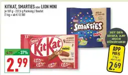 Marktkauf Nestlé kitkat, smarties oder lion mini Angebot