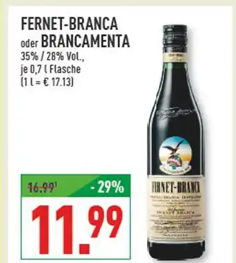 Marktkauf Fernet-branca Angebot
