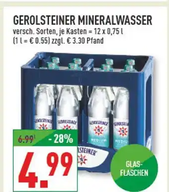 Marktkauf Gerolsteiner mineralwasser Angebot