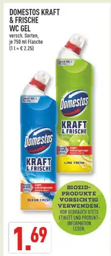 Marktkauf Domestos kraft & frische wc gel ocean fresh Angebot