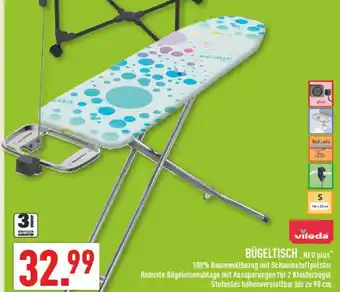 Marktkauf Vileda bügeltisch neo plus Angebot