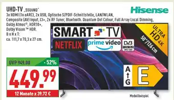 Marktkauf Hisense uhd-tv 55u6nq Angebot
