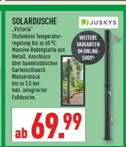 Marktkauf Juskys solardusche victoria Angebot