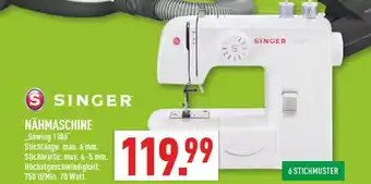 Marktkauf Singer nähmaschine sewing 1306 Angebot