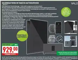 Marktkauf Vale balkonkraftwerk mit marstek-batteriespeicher Angebot
