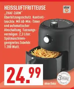 Marktkauf Star heißluftfritteuse zhaf-260m Angebot