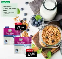 KONSUM Sachsenmilch Unsere Haltbare Milch Angebot