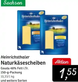 KONSUM Heinrichsthaler Naturkäsescheiben Angebot