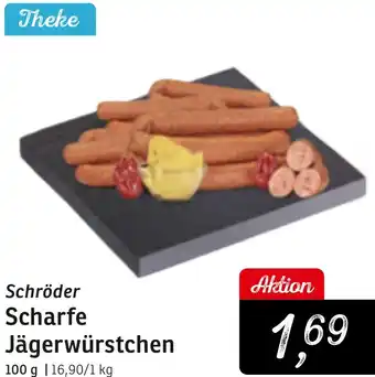 KONSUM Schröder Scharfe Jägerwürstchen Angebot