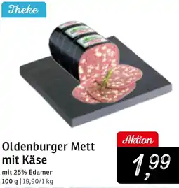 KONSUM Oldenburger Mett mit Käse Angebot