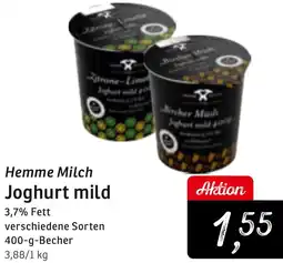 KONSUM Hemme Milch Joghurt mild Angebot