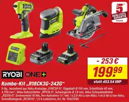 toom Baumarkt RYOBI ONE+ Kombo-Kit ,,R18CK3G-242G" Angebot
