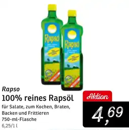 KONSUM Rapso 100% reines Rapsöl Angebot