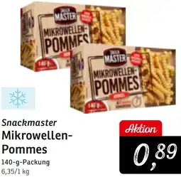 KONSUM Snackmaster Mikrowellen Pommes Angebot
