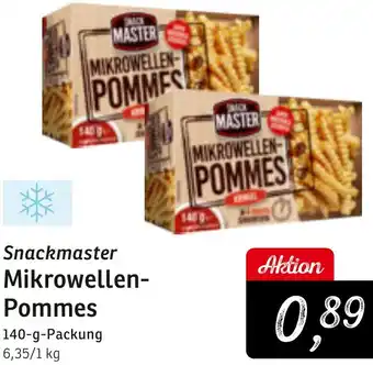 KONSUM Snackmaster Mikrowellen Pommes Angebot
