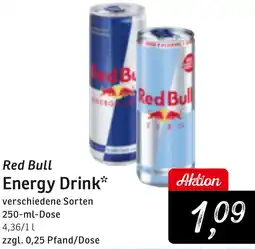 KONSUM Red Bull Energy Drink Angebot