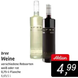 KONSUM bree Weine Angebot