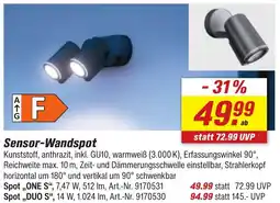 toom Baumarkt Sensor-Wandspot Angebot