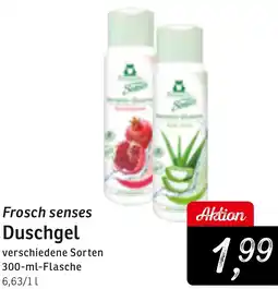 KONSUM Frosch senses Duschgel Angebot