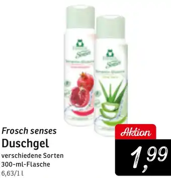 KONSUM Frosch senses Duschgel Angebot