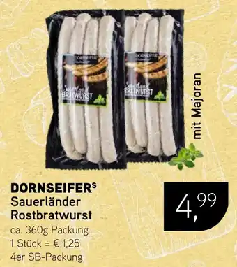 Dornseifer DORNSEIFERS Sauerländer Rostbratwurst Angebot
