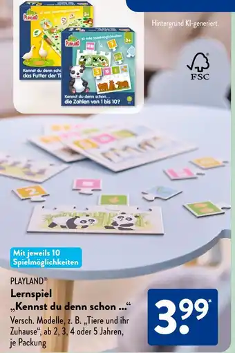 Aldi Süd Playland kennst du denn schon ... das futter der tiere Angebot