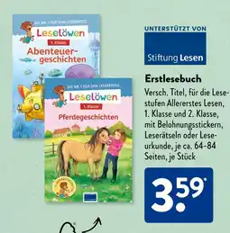Aldi Süd Leselöwen abenteuer- oder pferdegeschichten Angebot