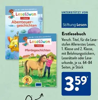 Aldi Süd Leselöwen abenteuer- oder pferdegeschichten Angebot