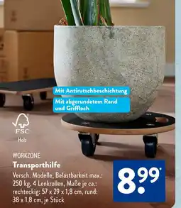 Aldi Süd Workzone transporthilfe rechteckig Angebot