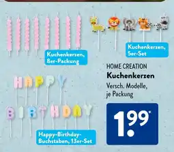 Aldi Süd Home creation kuchenkerzen, 8er-packung Angebot
