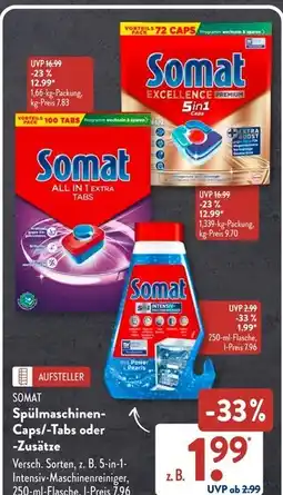 Aldi Süd Somat excellence premium 5in1 caps Angebot