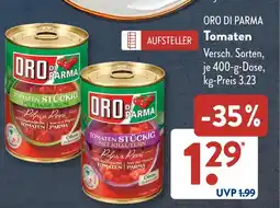Aldi Süd Oro di parma tomaten stückig mit basilikum Angebot