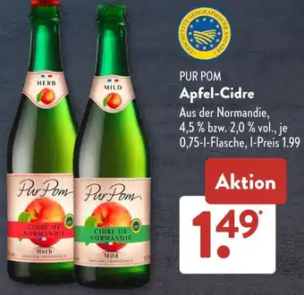 Aldi Süd Pur pom apfel-cidre herb Angebot