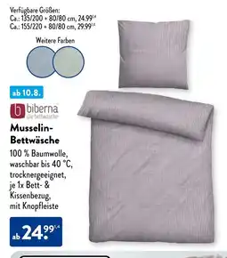 Aldi Süd Musselin- bettwäsche Angebot